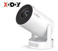 XGODY HY300 Pro+ 4K Mini-Beamer, 1280×720P, Android 11, 12000 Lumen, integrierter 5 W-Lautsprecher, WiFi 6 & Bluetooth 5.4, tragbarer Beamer mit Leinwand & Tasche für Innen & Außen